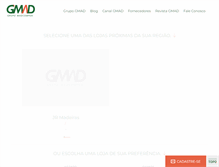 Tablet Screenshot of gmad.com.br
